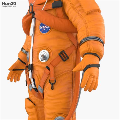 Space Suit NASA ACES 3D model - Characters on Hum3D