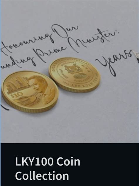 LKY 100 Birth Anniversary of Mr Lee Kuan Yew Commemorative $10 Coin ...