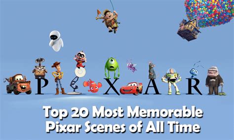 Top 20 Most Memorable Pixar Scenes | Animation Career Review