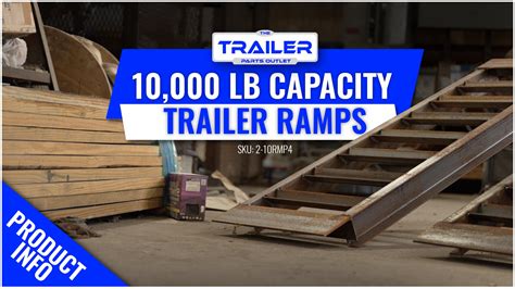 4" Channel Heavy Duty Steel Loading Ramps (10,000 lb Capacity ...