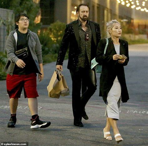 Nicolas Cage celebrates Father's Day with third ex wife and teen son ...