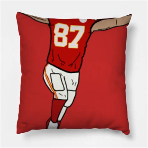 Travis Kelce Touchdown Celebration - Kansas City Chiefs - Nfl - Pillow ...