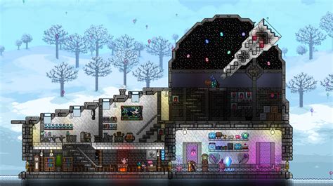 Snow biome house I built. Tell me what ya think. : r/Terraria