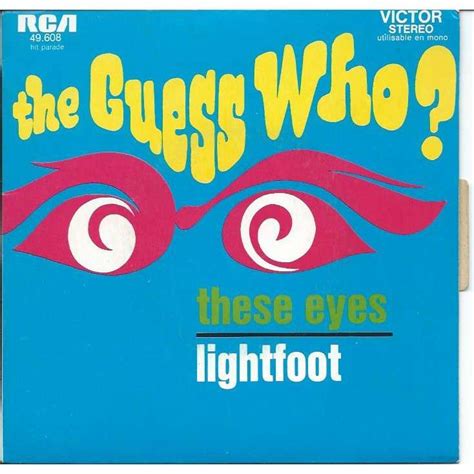 These eyes /lightfoot by Guess Who, SP with corcyhouse - Ref:118970233