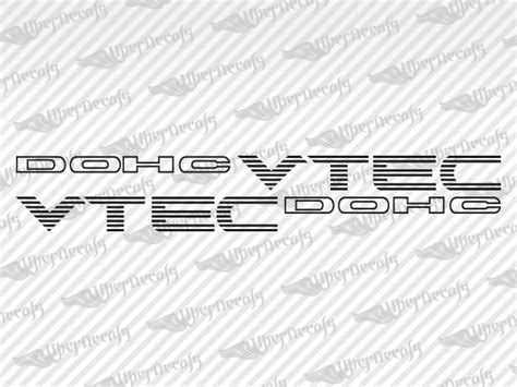 Honda VTEC DOHC Decal stickers