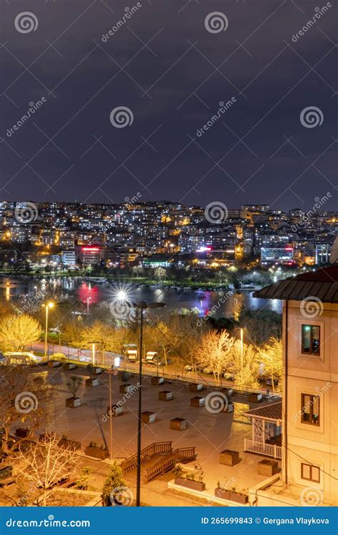 Istanbul Golden Horn VIew stock image. Image of reflection - 265699843