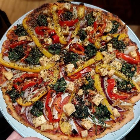 The BEST Homemade, Plant Based Veggie Pizza Recipe