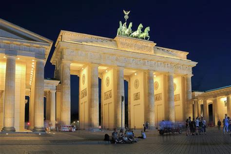 The Brandenburg Gate At Night Photograph by Ivan Pendjakov - Fine Art America