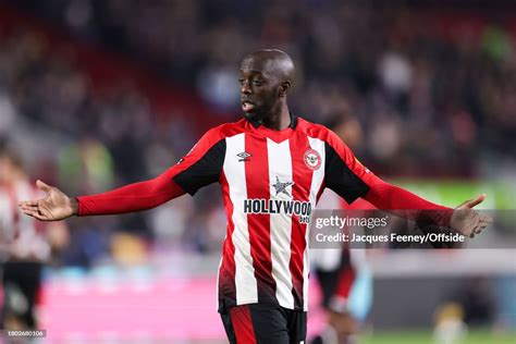 Yoane Wissa of Brentford during the Premier League match between ...