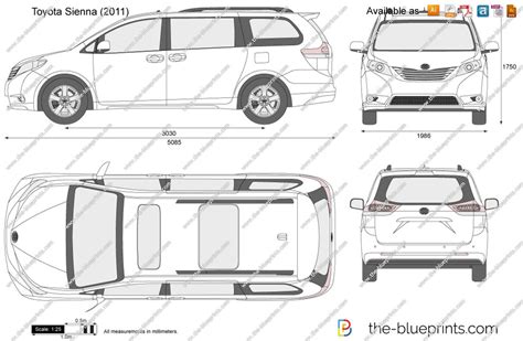 Dimensions Of A Toyota Sienna