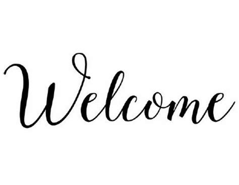 Download High Quality welcome clipart cursive Transparent PNG Images ...