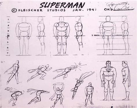 CHARACTER MODEL — Superman by Dave Fleischer via Cowan Collection...