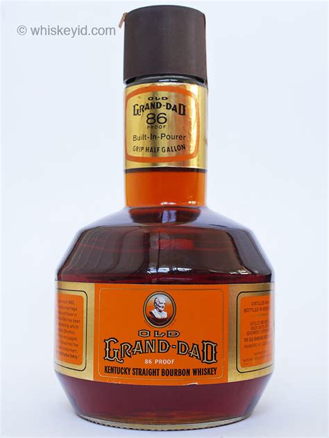 old_grand_dad_86_proof_bourbon_half_gallon_1974_front | whiskey id ...