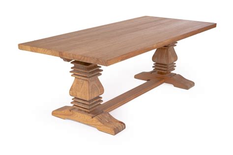 3.5m Newport Rectangular Pedestal Table – Abide Interiors