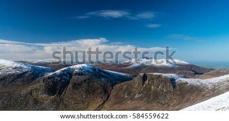 Snow Covered Mourne Mountains Stock Photo (Edit Now) 584559622 ...