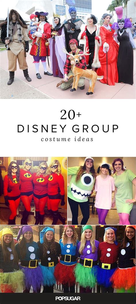 30 Group Disney Costume Ideas For You and Your Squad to Wear This ...