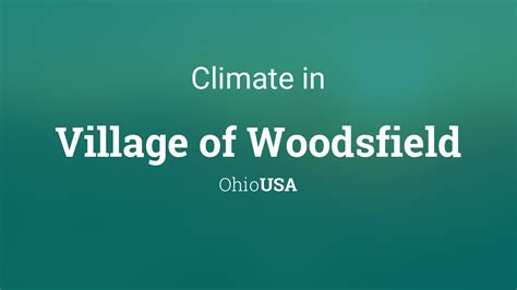 Climate & Weather Averages in Village of Woodsfield, Ohio, USA