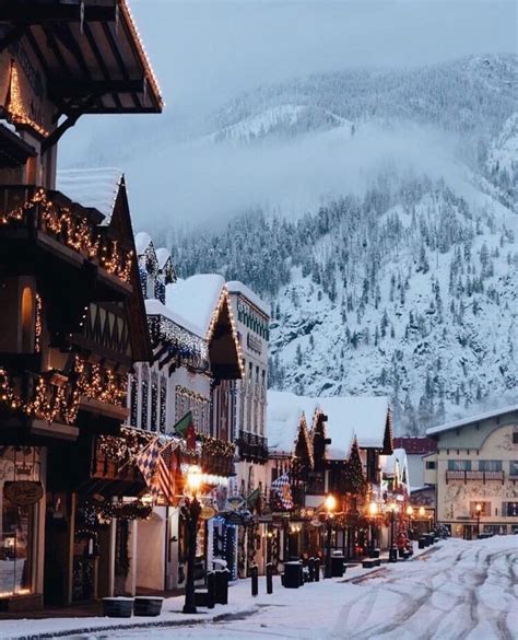 Mountain Towns | Scenery, Winter scenery, Winter scenes