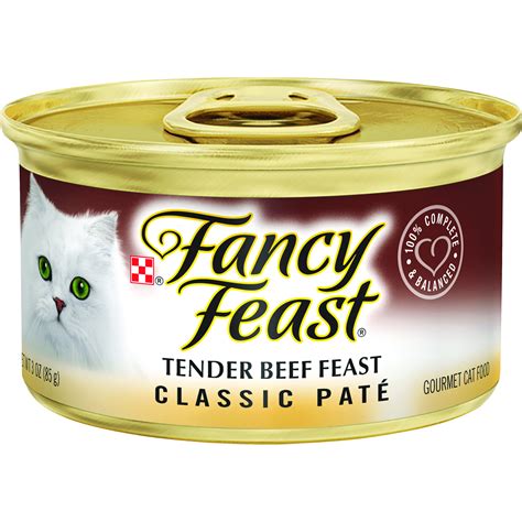 Fancy Feast® Classic Paté Tender Beef Feast Gourmet Wet Cat Food | Purina