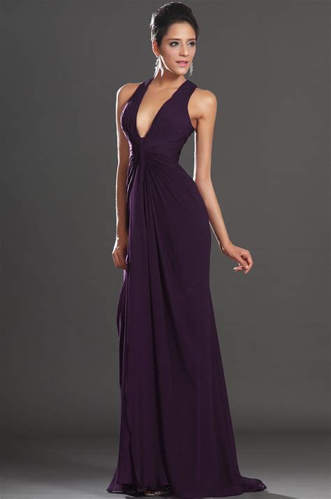 New Adorable Halter Dark Purple Evening Dress (00130806) - eDressit ...