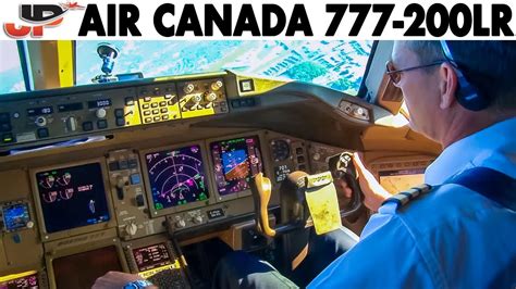 Piloting AIR CANADA Boeing 777-200LR to Toronto | Cockpit Views - YouTube