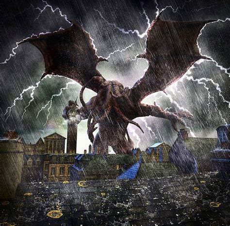 H.p.Lovecraft mythology.. Cthulhu mythos.. Cthulhu over London... #h.p ...