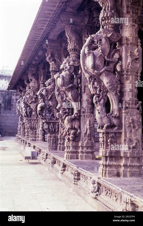 Sculptures in Jalakandeswarar Temple inside the Vellore Fort, Tamil ...