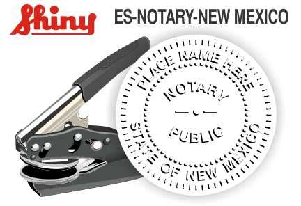 New Mexico Notary Embosser New Mexico Notary Public Embossing Seal New Mexico Notary Public Seal ...