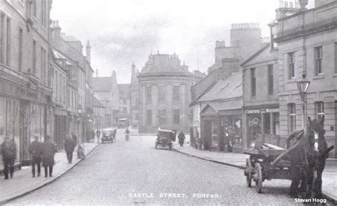 Forfar Castle Street 1911 | Forfar, Street view, Concrete jungle