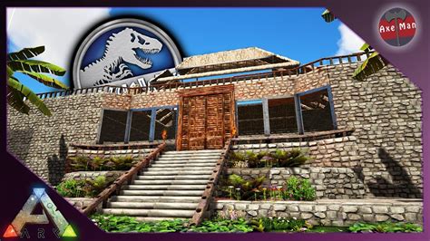 BUILDING THE VISITORS CENTER | ARK SURVIVAL EVOLVED [JURASSIC PARK MOD EP6] - YouTube