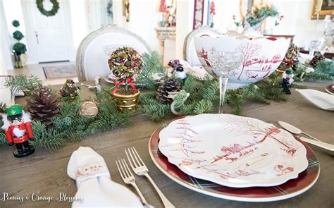 Rustic Glam Christmas Table - Petite Haus