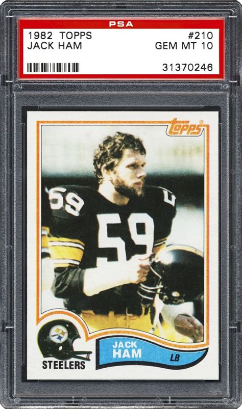 Auction Prices Realized Football Cards 1982 Topps Jack Ham