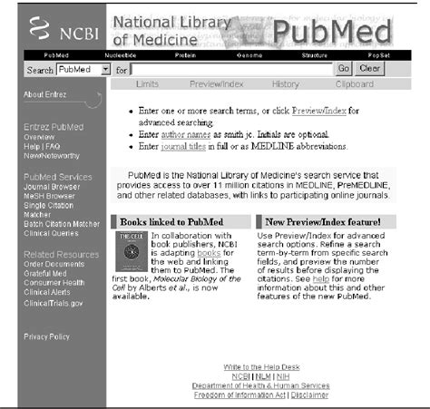 entrez pubmed advanced search