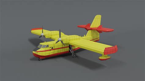 3D canadair cl 215 model - TurboSquid 1572307