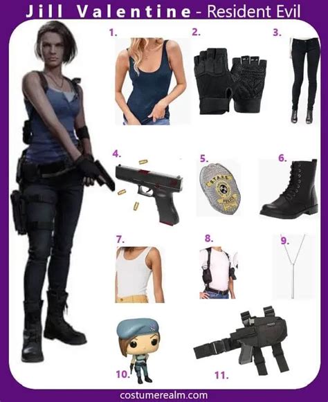 Resident Evil Jill Valentine Costume - Costume Realm