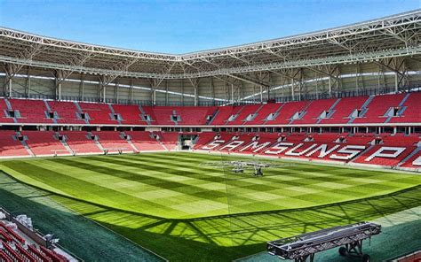 Скачать обои Samsun Stadium, HDR, Samsunspor Stadium, football stadium ...