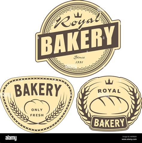 Set of bakery labels for design or logo Stock Vector Image & Art - Alamy