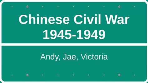 Chinese Civil War 1945-1949 by V N on Prezi