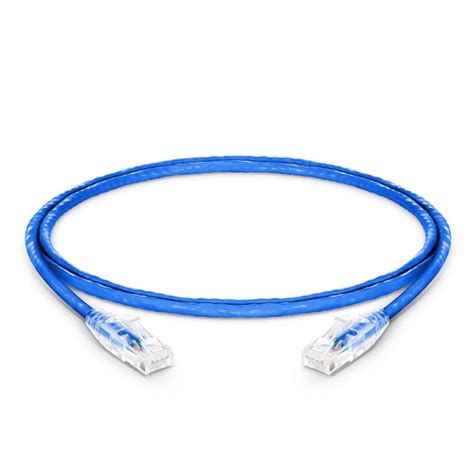 3ft Cat5e Snagless Unshielded Ethernet Patch Cable, Blue - FS.com