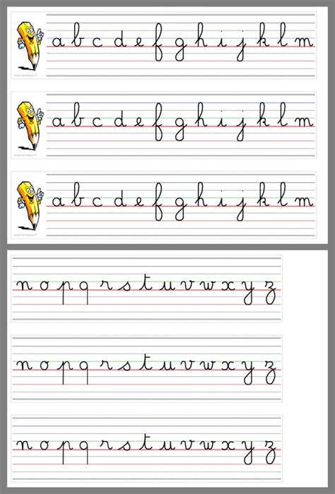 Lettre cursive | Lettres cursives, Cursive, Lettre et mot