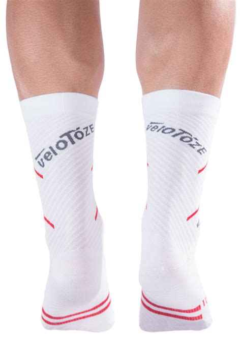 veloToze Cycling Sock - Active Compression with Merino Wool Blend