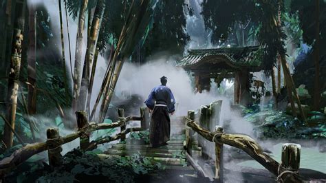 Ghost of Tsushima Jin Sakai Digital Art Wallpaper, HD Games 4K ...