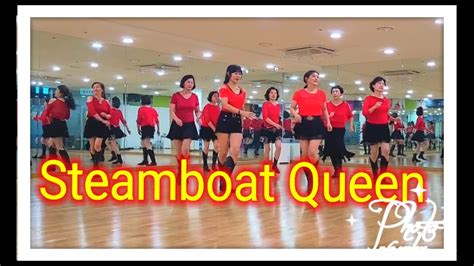 Steamboat Queen -Line dance(사)한국라인댄스협회-남양주지회-요즘 핫한 작품(별내스위첸) - YouTube