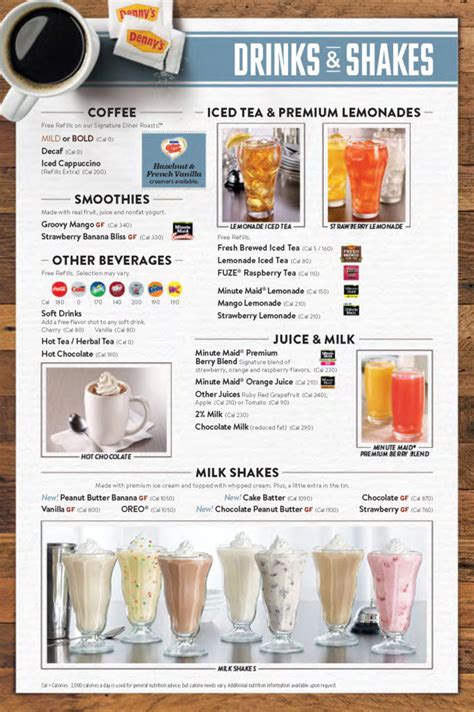 Denny’s Menu | OC Restaurant Guides