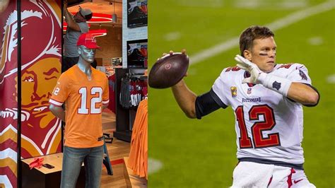 IN PHOTOS: Tom Brady’s Buccaneers creamsicle jersey goes on sale ...