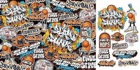 Premium Vector | A set of colorful sticker art designs of the street ...