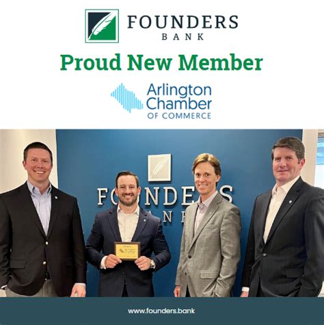 Founders Bank Joins Arlington Chamber of Commerce - Founders Bank