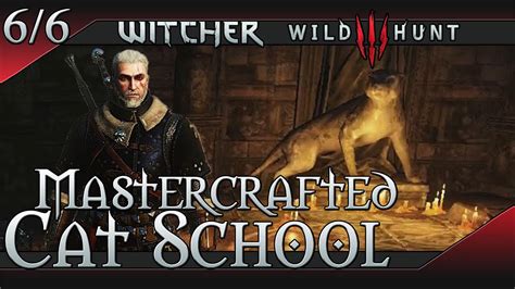 The Witcher 3: Wild Hunt Mastercrafted Cat School Gear Set - YouTube