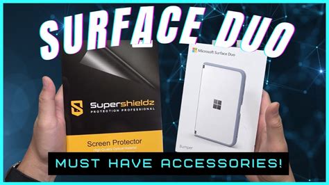 Microsoft Surface Duo Essential Accessories! (Matte Screen Protector ...