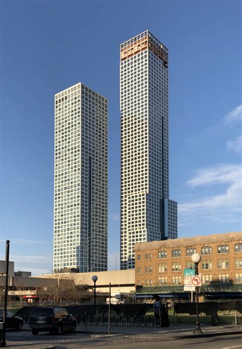 Exterior Work on Journal Squared's Second and Tallest Tower Nears Completion, in Journal Square ...